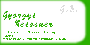 gyorgyi meissner business card